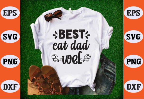 Best Cat Dad Wef Svg Review