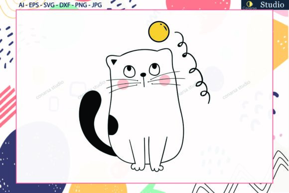 Cat and Ball Svg Review
