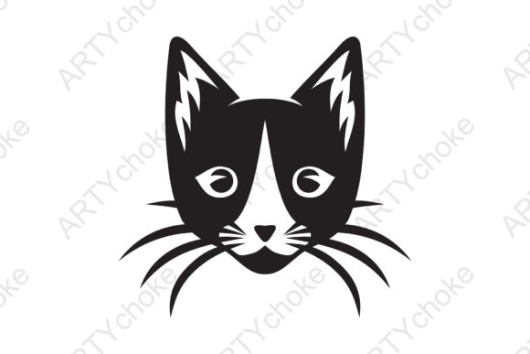 Cat Face Details SVG File for Cricut
