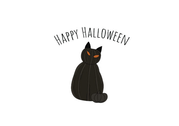 Cat Happy Halloween Svg Png Clipart