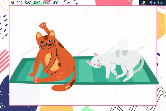 Cat Relax Svg and Sleep