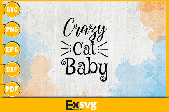 Crazy Cat Baby Shower Cat Lovers